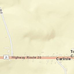 Carlisle New York Street Map