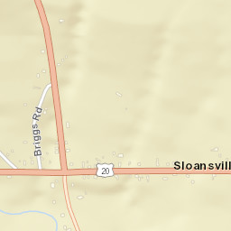 Sloansville New York Street Map