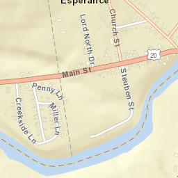Esperance New York Street Map