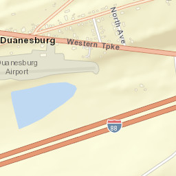 Duanesburg New York Street Map