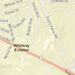 Whitney Estates New York Street Map