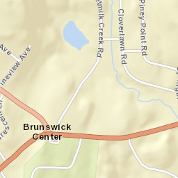 Brunswick Center New York Street Map