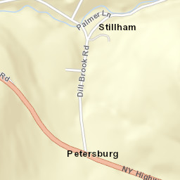 Stillham New York Street Map