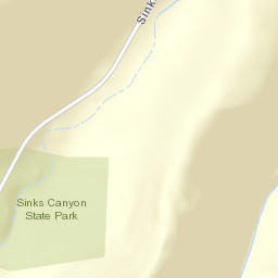 3099 Sinks Canyon Rd Lander, Wyoming Street Map