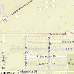 Carnegie New York Street Map