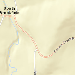 South Brookfield New York Street Map