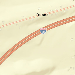 Duane New York Street Map