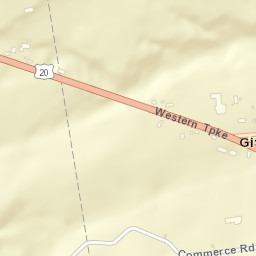 Gifford New York Street Map