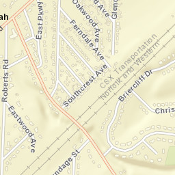 Wanakah New York Street Map