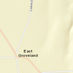 East Groveland New York Street Map