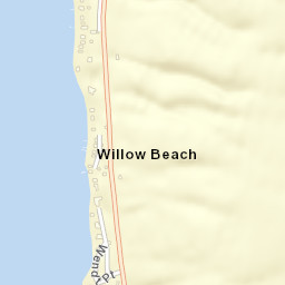 Willow Beach New York Street Map