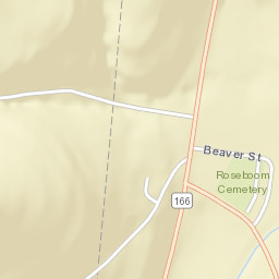 Roseboom New York Street Map