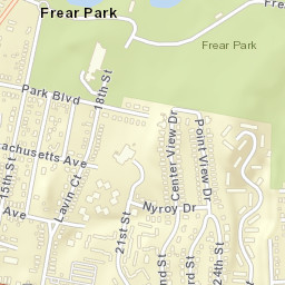 Frear Park New York Street Map