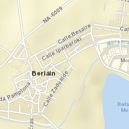 Beriáin Street Map
