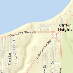 Clifton Heights New York Street Map