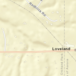 Loveland New York Street Map