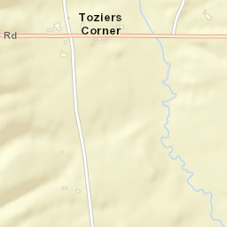 Toziers Corner New York Street Map