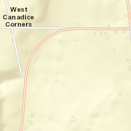 Canadice New York Street Map