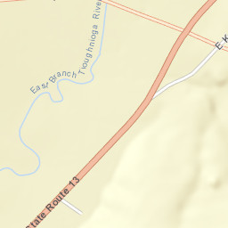 Cuyler New York Street Map