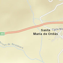Santa María de Ordás Street Map