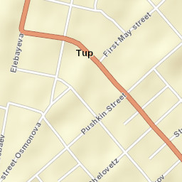 Tyup Street Map