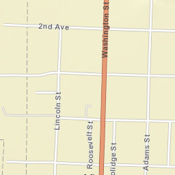 401-499 South Washington Street, Afton Street Map