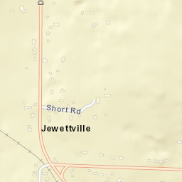 Jewettville New York Street Map