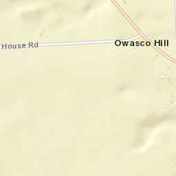 Owasco Hill New York Street Map