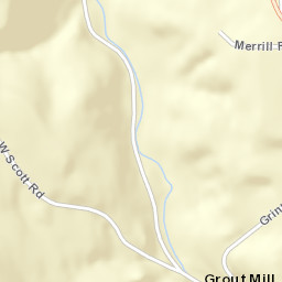 Grout Mill New York Street Map