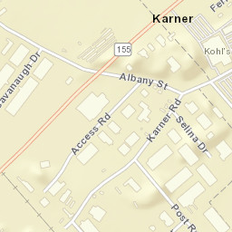 Karner New York Street Map