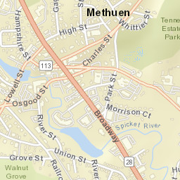 Methuen Street Map