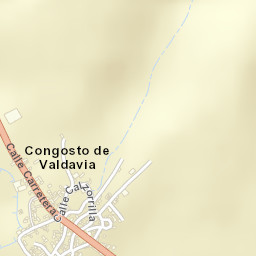 Congosto de Valdavia Street Map