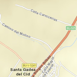 Santa Gadea del Cid Street Map