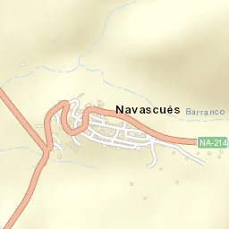 Navascués Street Map