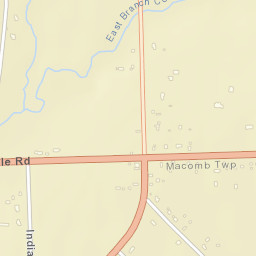 57451-57639 North Ave, Ray, MI 48096 Street Map