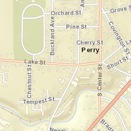 Perry New York Street Map