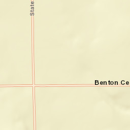 Benton Center New York Street Map