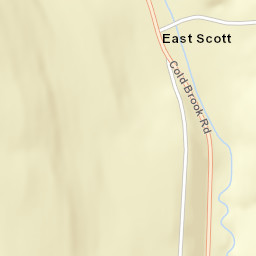 East Scott New York Street Map