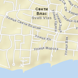 Sveti Vlas Street Map