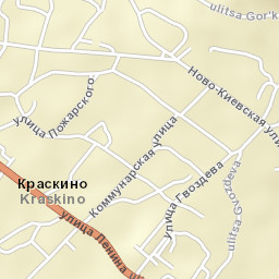 Kraskino Street Map