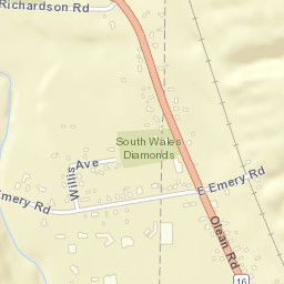 South Wales New York Street Map