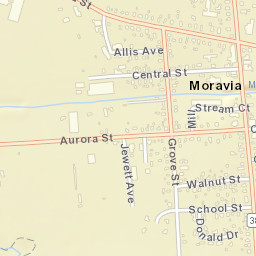 Moravia New York Street Map
