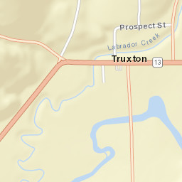 Truxton New York Street Map