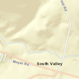 South Valley New York Street Map