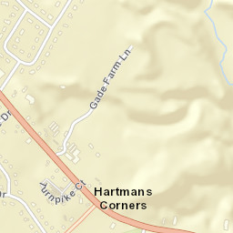 Hartmans Corners New York Street Map