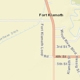 52851 Crater Lake Highway, Fort Klamath Street Map