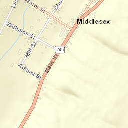 Middlesex New York Street Map