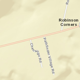 Robinson Corners New York Street Map