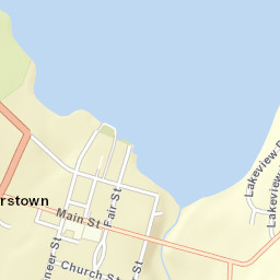 Cooperstown New York Street Map