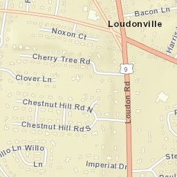 Loudonville New York Street Map